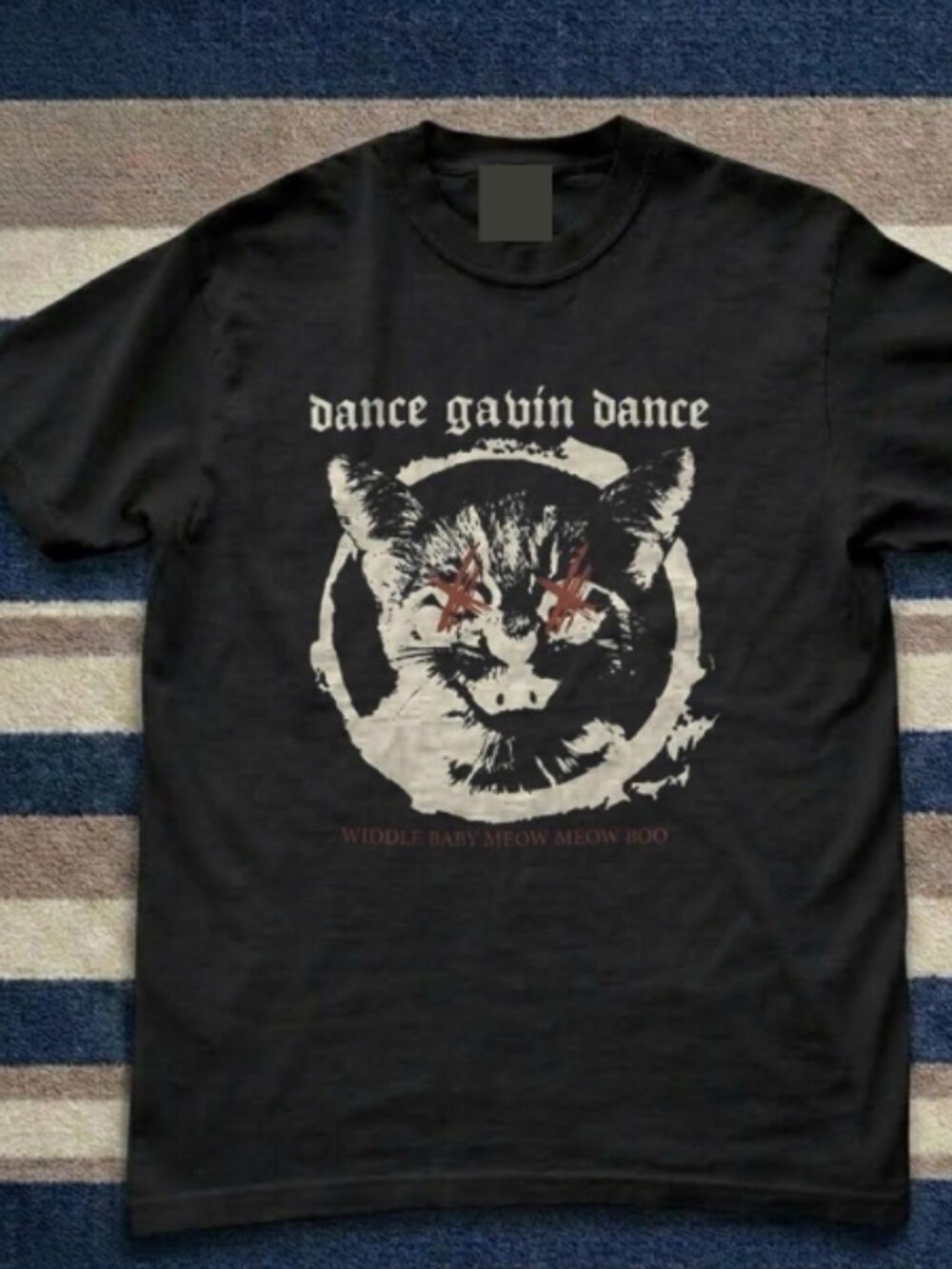 Black Dance Gavin Dance Cat Unisex Graphic T-Shirt